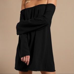 Tobi CINDY BLACK SHIFT DRESS